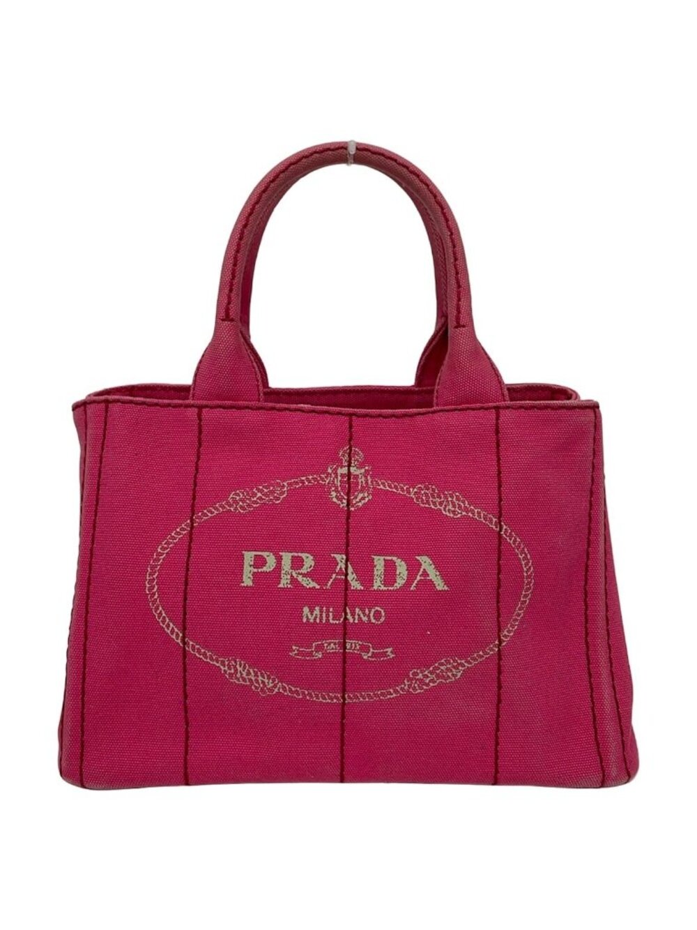 Prada Tote Bag Canapa Pink